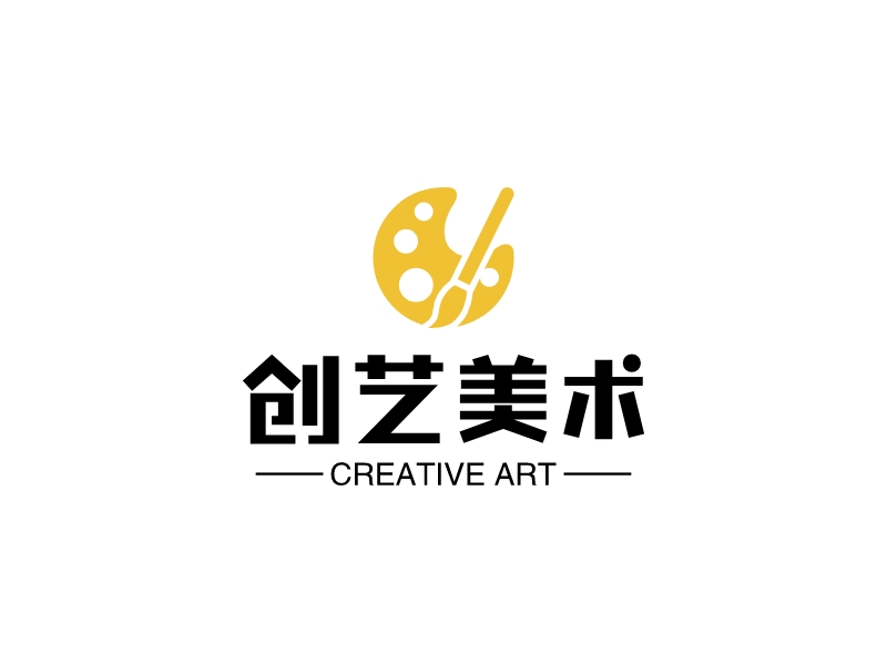 創藝美術LOGO設計案例 視覺藝術與品牌靈魂的融合